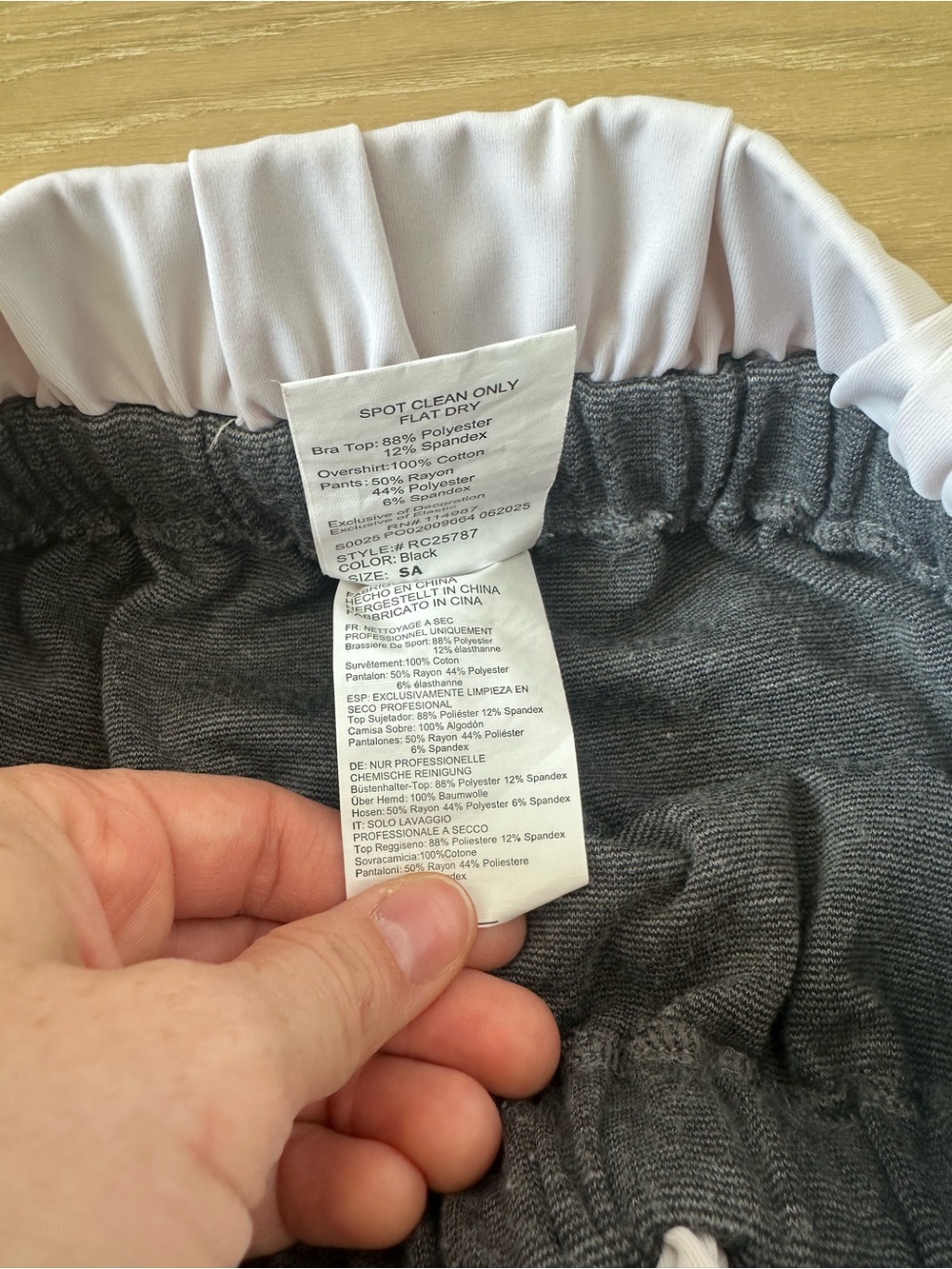 Revolution Dancewear Warm Up Cool Down Athletic Jogger Pants Gray Size Small - Picture 5 of 7